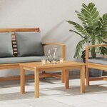 vidaXL Table basse Marron 70 x 40 x 36 cm Bois de teck solide