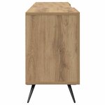 vidaXL Meuble TV chêne artisanal 150 x 30 x 50 cm Bois d'ingénierie