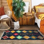 Tapis Berbere Color - 80 x 180 cm - Bleu