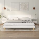 vidaXL Tables de chevet 2 Pièces Blanc 40x35x47 cm