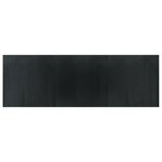 vidaXL Tapis rectangulaire gris 100x300 cm bambou