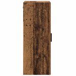 vidaXL Meuble mural Bois Ancien 34 5 x 34 x 90 cm Bois d'ingénierie