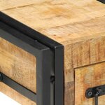 vidaXL Cabinet de chevet 2 Pièces 30 x 30 x 40 cm bois de manguier massif