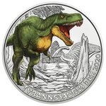 Pièce de monnaie 3 euro Autriche 2020 – Tyrannosaure