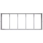 vidaXL Jardinière 200x80x40 cm acier galvanisé