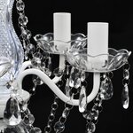 Vidaxl lustre 5 ampoules transparent