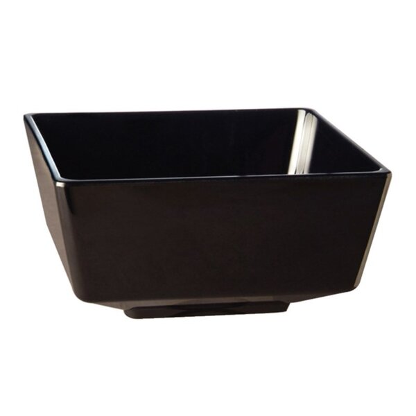 Ravier noir float 125 mm aps -  - mélaminé125 x125x60mm