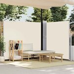 vidaXL Auvent latéral rétractable de patio 170x1200 cm Crème