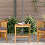 vidaXL Table d'appoint Marron Bois d'acacia massif