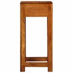 vidaXL Guéridon téléphone Marron 35 x 35 x 75 cm Bois d'acacia massif