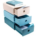 Module De Classement Tiny Box 1 Tiroir Skandi - Bleu Pacifique - Exacompta