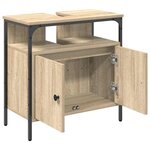 vidaXL Vanité Murale Chêne Clair Bois d'Ingénierie 60 x 30 x 60 cm