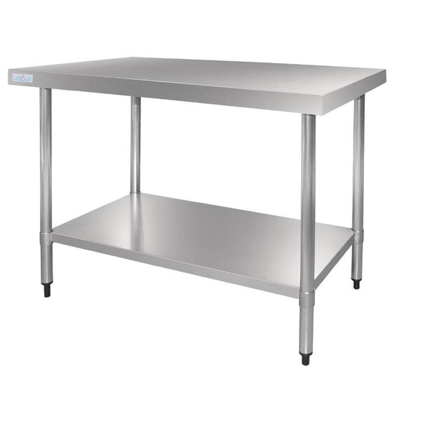 Table inox - gamme 700 - sans dosseret - vogue -  - acier inoxydable1200x700 x700x900mm