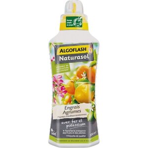 ALGOFLASH NATURASOL - Engrais agrumes plantes méditeranéennes 500ml