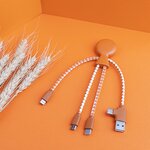 Cable multi-connecteurs mr bio orange