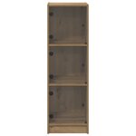 vidaXL Haut Armoire Chêne artisanal 35 x 37 x 109 cm Bois d'ingénierie