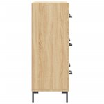 vidaXL Buffet chêne sonoma 69 5x34x90 cm bois d'ingénierie