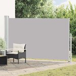 vidaXL Auvent latéral rétractable de patio 180x300 cm Gris