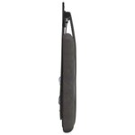 vidaXL Tête de lit suspendue Avec lumière LED Noir PU antique