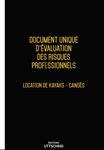 Document unique d'évaluation des risques professionnels métier (Pré-rempli) : Location de kayaks - canoës - Version 2025 UTTSCHEID