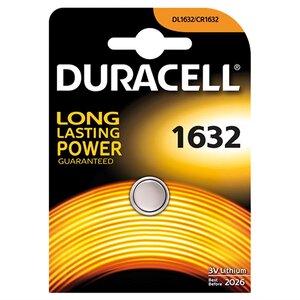 Blister de 1 Pile Bouton DL1632 Lithium 3V DURACELL
