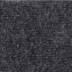 vidaXL Tapis d'escalier autocollants 10 pièces 56 x 17 x 3 cm Gris foncé Demi-rond