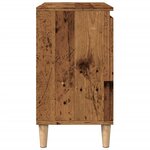 vidaXL Armoire d'évier vieux bois 58x33x60 cm bois d'ingénierie