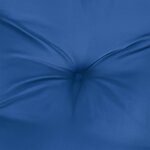 vidaXL Coussins de chaise lot de 4 bleu 40x40x7 cm tissu oxford
