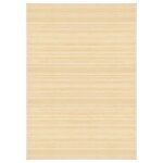 vidaXL Tapis en bambou 160x230 cm Naturel