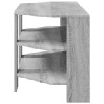vidaXL MeubleTVd'Angle Gris Sonoma 102x40 5x45cm Bois d'ingénierie