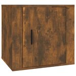 vidaXL Tables de chevet 2 Pièces Chêne fumé 50x39x47 cm