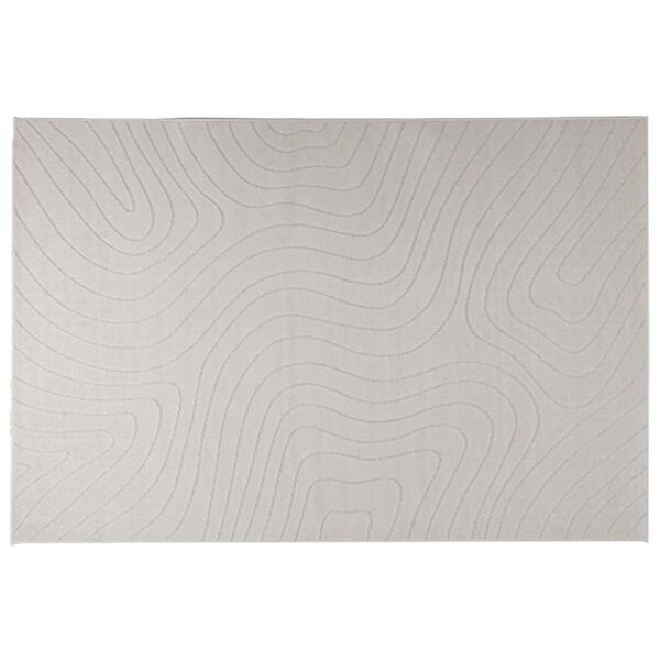 vidaXL Tapis de surface HUARTE Crème 340 x 240 cm Polyester