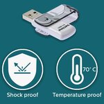 Philips clé usb 3.0 vivid 32 go blanc et gris
