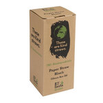 Paille  en papier noire - lot de 250 -  fiesta green -  - papier 210