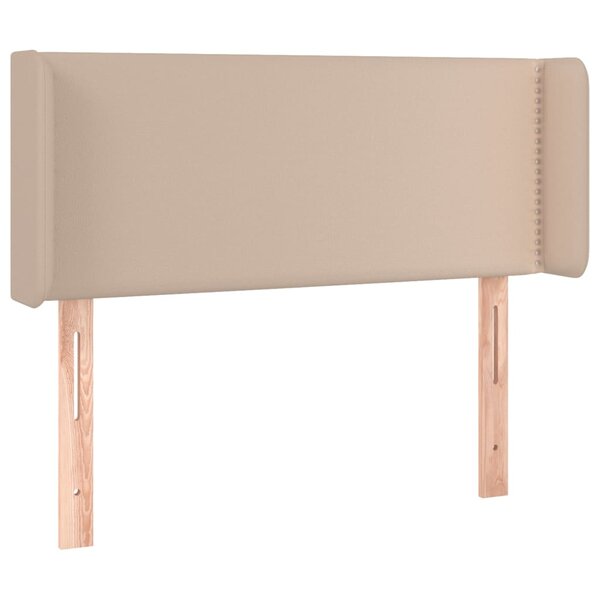vidaXL Tête de lit avec oreilles Cappuccino 103x16x78/88 cm Similicuir