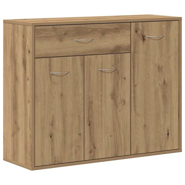 vidaXL Buffet chêne artisanal 88x30x70 cm bois d'ingénierie