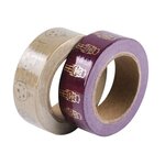 2 Masking tape Boules de Noël et casse-noisettes 15 mm x 10 m