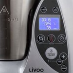 Robot culinaire chauffant LIVOO DOP142G - Gris et métal