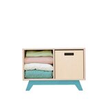Meuble de rangement NABOSKY turquoise 1x2