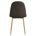 Chaise Salle à Manger Anthracite Design Moderne