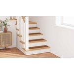 vidaXL Tapis Antidérapants pour Escaliers 15 Pièces Jaune 75 x 20 cm PP