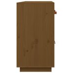 vidaXL Buffet Marron miel 98 5x40x75 cm Bois massif de pin