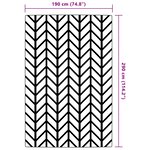 vidaXL Tapis d'extérieur ARAKIL Gris 190x290 cm PP