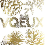 Carte Meilleurs Vœux avec Enveloppe Blanche 15x15cm