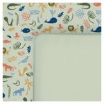 Table a langer murale Wicki + Matelas Blanc motifs Animaux