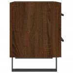 vidaXL Tables de chevet 2 Pièces chêne marron 40x35x47 5 cm