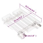 vidaXL Générateur de fumée froide 4 côtés 22 5 cm acier inoxydable