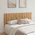 vidaXL Tête de lit chêne artisanal 200x1 5x80 cm bois d'ingénierie