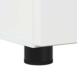 vidaXL Cabinet de salle de bain Blanc brillant 60 x 35 x 80 cm