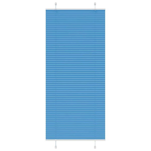 vidaXL Store plissé bleu 100x200 cm largeur du tissu 99 4 cm polyester